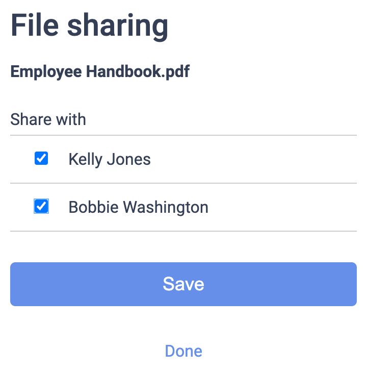 File Sharing